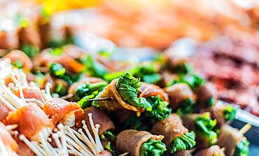 Traditional Vietnamese street food sold in Sapa in Lao Cai Province in northwest Vietnam