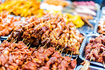 Traditional Vietnamese street food sold in Sapa in Lao Cai Province in northwest Vietnam