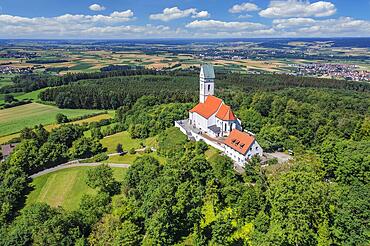 Pilgrimage Church of St. John Baptist on the Bussen, Offingen, Upper Swabia, Baden-Wuerttemberg, Germany, Offingen, Upper Swabia, Baden-Wuerttemberg, Germany, Europe