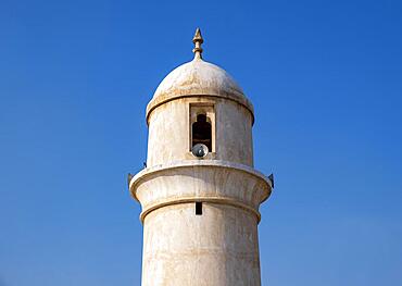 Minaret of Souq Waqif West Mosque, Doha, Qatar, Asia