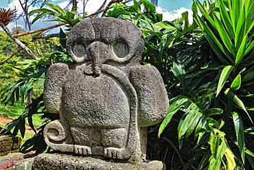 Republic of Colombia, San Augustin, Departamento Huila, archaeological site, prehistoric statues carved from lava and basalt, Colombia, South America