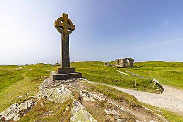 Celtic Cross, Traeth Llanddwyn, Llanfairpwllgwyngyll, Great Britain