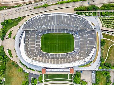 Aerial view of Soldier Field, home of the NFL Chicago Bears