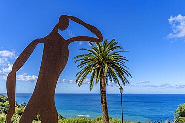 Scenic view of the Mediterranean Sea from Morocco