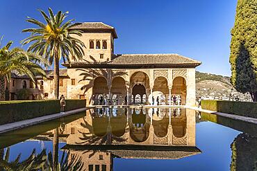 The Partal Palace, World Heritage Alhambra in Granada, Andalusia, Spain, Europe