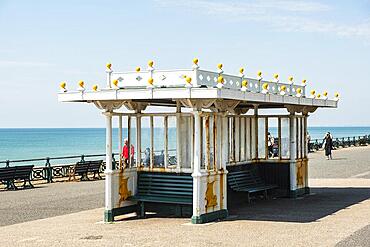 Beach pavilion on the Brighton seafront, England, United Kingdom, Europe