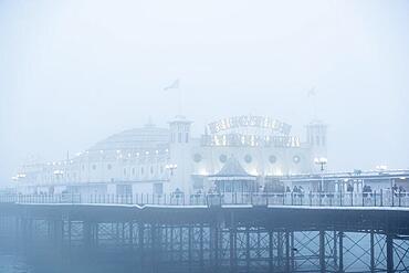 Brighton Palace Pier, Theme Park, Brighton and Hove, East Sussex, England, United Kingdom, Europe