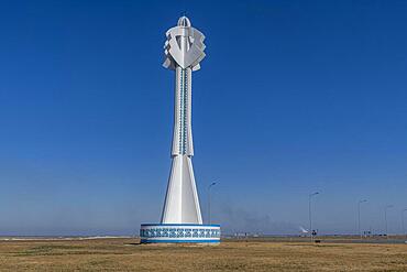 Monument at the entrance of Semey formerly, Semipalatinsk, Eastern Kazakhstan