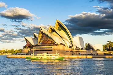 Sydney opera at sunset, New South Wales, Australia, Oceania