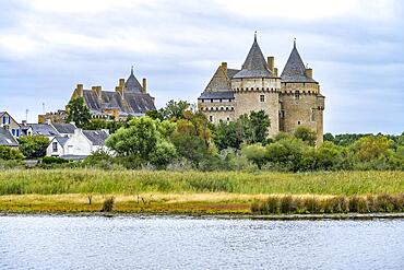 The castle Chateau de Suscinio near Sarzeau, Brittany, France, Europe