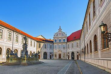 Brunnenhof of the Residenz, Munich, Upper Bavaria, Bavaria, Germany, Europe