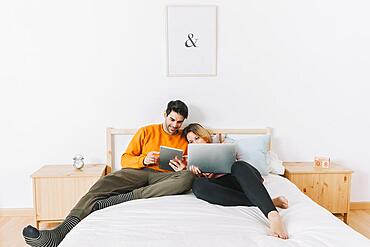 Couple bed using technologies