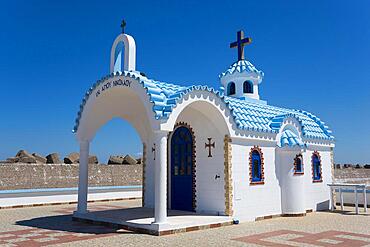 Agios Nikolaos Chapel, Port, Killini, Kyllini, Elis, Peloponnese, Greece, Europe