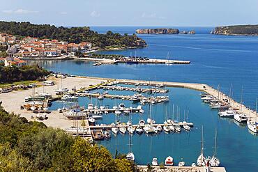 Port, Pylos, Pylos-Nestor, Messinia, Peloponnese, Greece, Europe