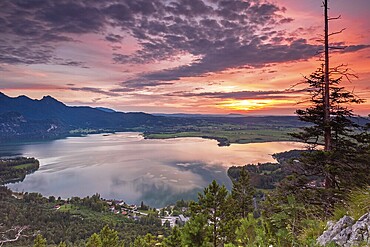 Sunset over the Lake Kochel