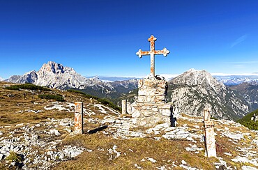 War memorial on Monte Piana, Dolomites