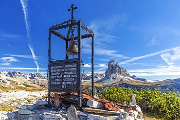 War memorial on Monte Piana, Dolomites