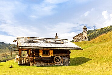 Fermeda Chapel on the Seceda, Val Gardena, South Tyrol