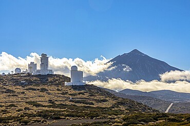 Observatory in front of the summit of Mount Teide, Tenerife