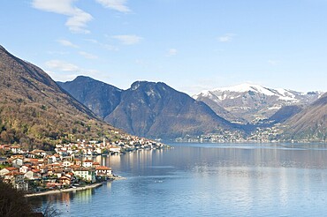 Village in the shore of Lago Como, in Italy