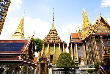 Golden Stupa, Royal Palace. Bangkok, Thailand, Asia