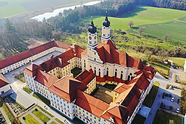 Roggenburg Abbey from above