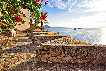 Panoramic view of the Mazatlan scenic sea shire line