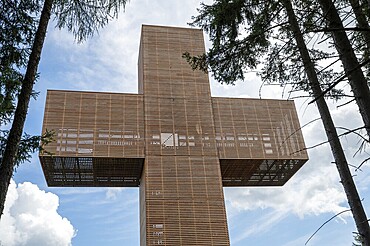 The Veitsch Pilgrim Cross. Veitsch Mount of Olives Pilgrims Cross. (Pilgrims' cross on the Veitsch Mount of Olives) . St Barbara in the Mürztal. Austria
