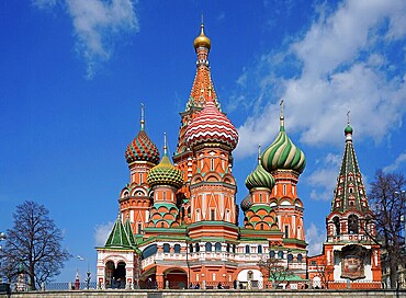 Saint Basil Cathedral, Red Square, Moscow, Russia, Europe