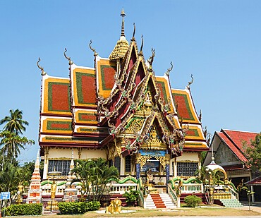 Wat Phra Yai Ko Pan Temple, Ban Bo Phut, Ko Samui, Thailand, Asia
