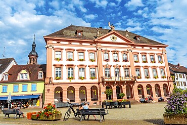 Beautiful building in the old town in the village of Gengenbach in the Black Forest, Germany, Europe