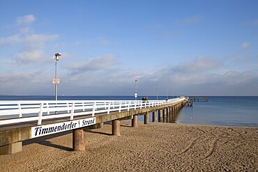 Pier, Timmendorfer Strand, Baltic Sea, Schleswig-Holstein, Germany, Europe
