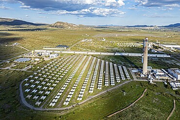 Plataforma Solar de Almaria, solar park, research facility in the Tabernas desert, Andalusia, Spain, Europe