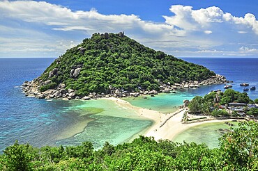 Perfect paradise tropical bay on Koh Tao Island, Thailand, Asia