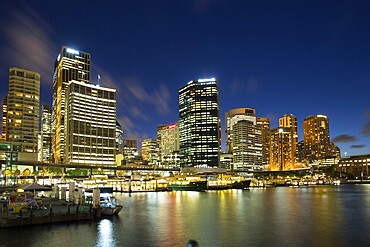 SYDNEY, AUSTRALIA, Feb 10th 2015: Circular Quay at rush hour on a summer's evening in Sydney, Australia, Oceania