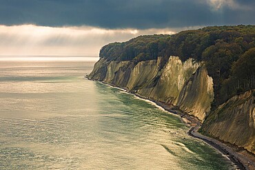 The Baltic coast on the island of Rügen in autumn
