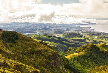 Landscape on Sao Miguel on Azores islands