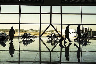 Image of Beijing International Airport Terminal. Shooting Location: China, Beijing