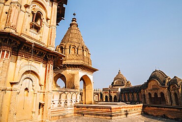 Lakshmi Narayan Mandir ancient ruins in Orchha, India, Asia