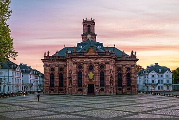 View of Ludwig's church in Saarbrücken, Germany, Europe