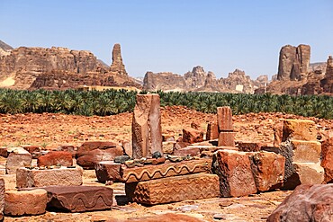 Open-air museum, Dadan, sandstone, Al Ula, Saudi Arabia, Asia