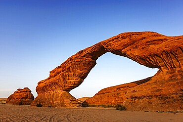 Rainbow Rock, The Arch, Hail Region, Al Ula, Saudi Arabia, Asia