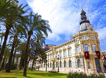 Ayuntamiento de Cartagena city hall at Murcia Spain
