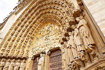 Notre Dame cathedral in Paris France French Gothic architecture