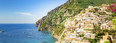 Amalfi Coast, Mediterranean Sea, Italy. Website Banner