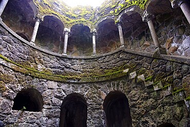 Initiation well in Quinta da Regaleira, Sintra, Portugal
