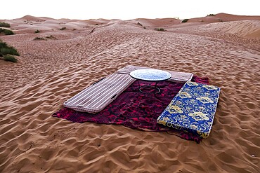 Table with tablecloth
