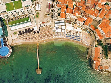 The Old Town of Budva in Montenegro, Budva, Montenegro