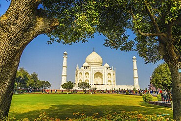 World Heritage Taj Mahal (India, Agra). Shooting Location: India
