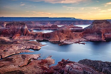 USA Arizona Alstrom Point in sunset